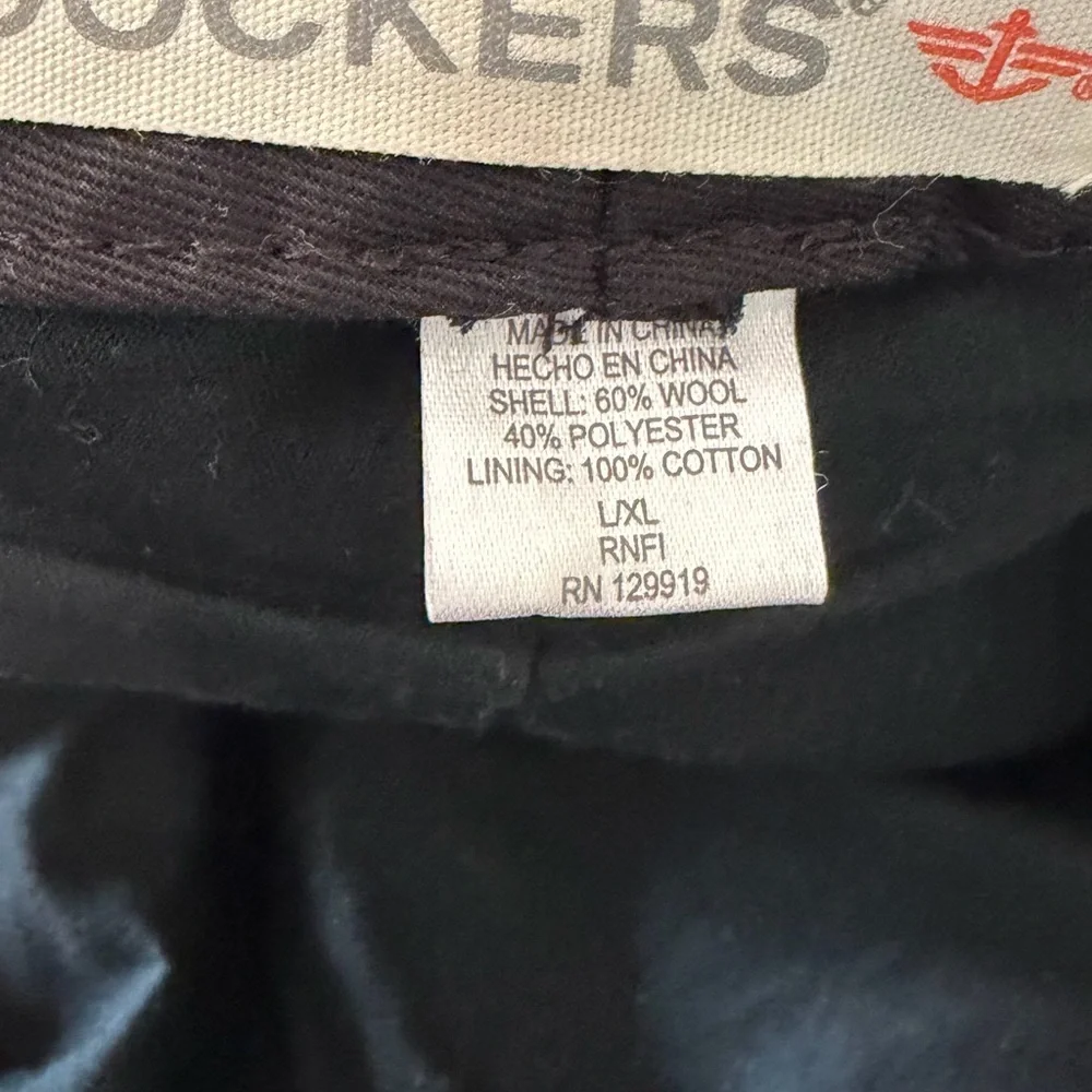 Dockers newsboys hat wool cotton blend Vintage  Tweed Irish flat cap L/XL - 23”
